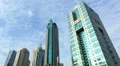 Clouds and Skyscrapers, Time Lapse HD Footage