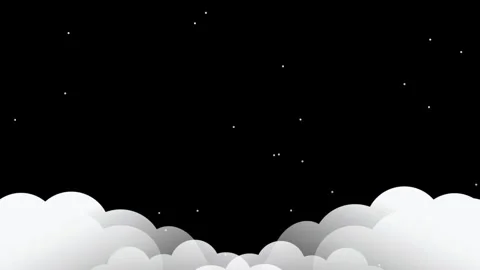 Clouds and snow overlay, perfect for winter themes and festive content Video stock 296785520