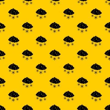 Clouds and snow pattern vector 스톡 일러스트
