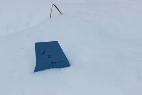 Clouds and snow Foto stock