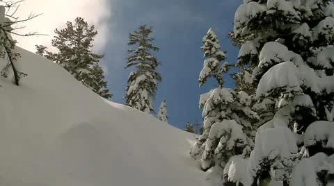 Clouds And Snow Time-Lapse Stock Footage 10856952