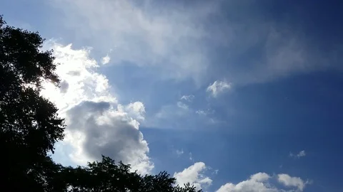 Clouds and sun #2 Stock Footage 94494992