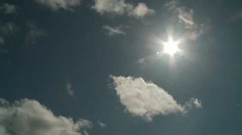 Clouds and Sun Stock Footage 11010718