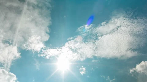 Clouds and sun Stock Footage 41661732