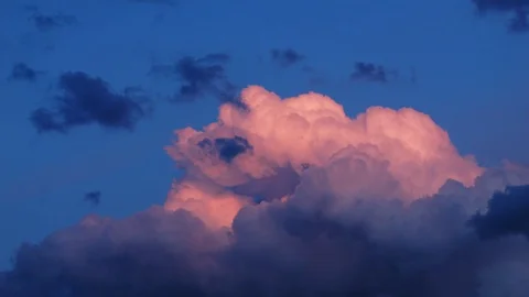 Clouds and Sun Stock Footage