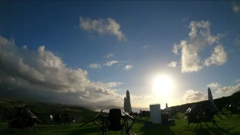 Clouds and sun Stock Footage 204978692