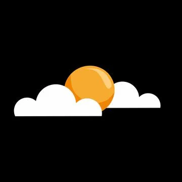 Clouds and sun Stock Illustration