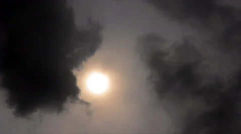 Clouds and sun on the sky Stock Footage 49034986