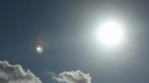 Clouds and Sun Time Lapse, amazing timelapse Stock Footage 38126684