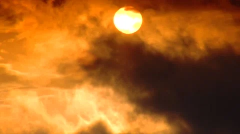 Clouds and sun time lapse Video stock 47910080