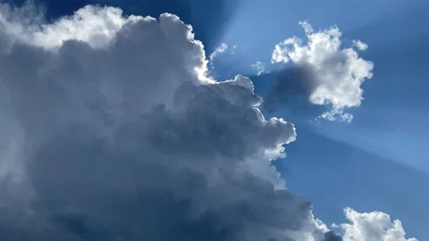 Clouds and Sun in TimeLaps Stock Footage 197002162