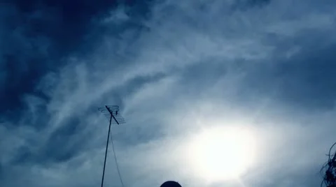 Clouds and Sun Timelapse Stock Footage 11240656