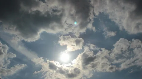 Clouds And Sun Timelapse 動画素材 38155886