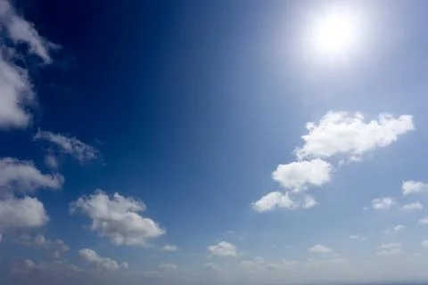 Clouds and sunlight Foto stock