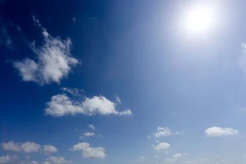 Clouds and sunlight Stock Photos