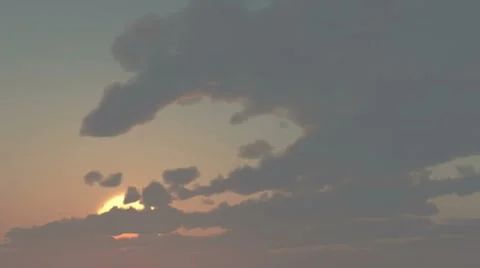 Clouds and sunrise Stock Footage 7903839