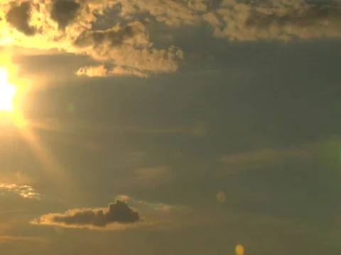 Clouds and sunset Stock Footage 477118