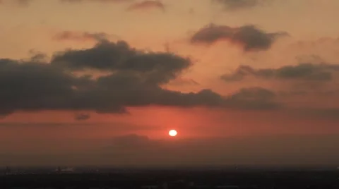 Clouds and the Sunset 動画素材 6522755