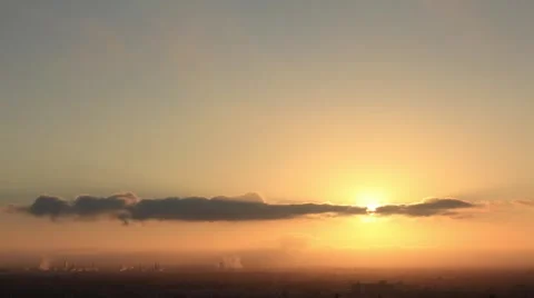 Clouds and the Sunset 스톡 동영상 6755702