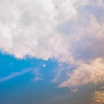 Clouds and sunset Stock Photos