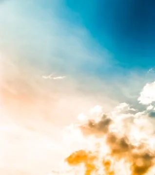 Clouds and sunset Stock Photos