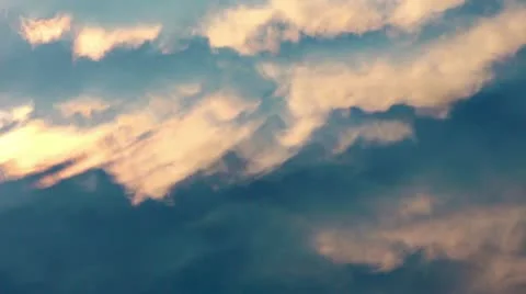 Clouds and water Stock Footage 20460438