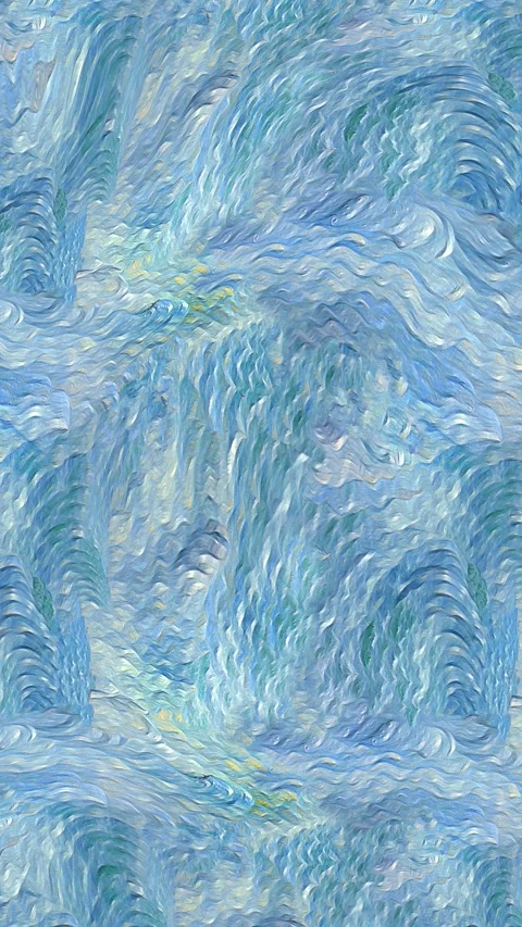 Clouds and waves Seamless vertical video scroll turbulent animation. Sea tile Stock Footage 317926978