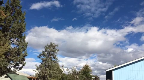 Clouds and wind time lapse Stock Footage 68179871