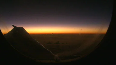 Clouds and Wing Aerial - 05 Stock Footage 725567