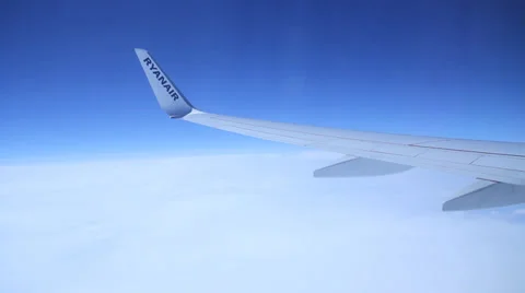 Clouds and wing Stock Footage 26635037