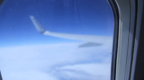 Clouds and wing Stock Footage 26635148