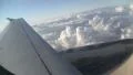 clouds and wing plane HD видео футажи