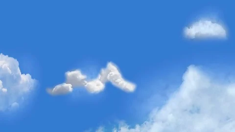 Clouds - animation. Stock Footage 93496296