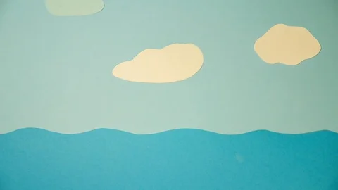 Clouds animation template Stock Footage 118676662