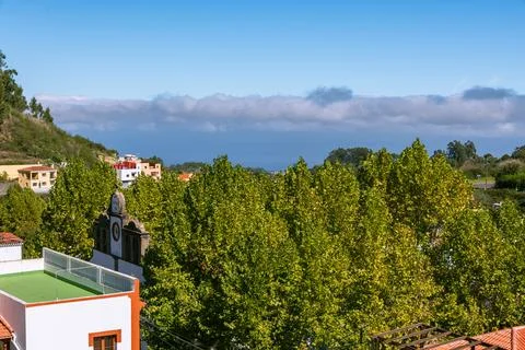 Clouds Approaching Fontanales Stock Photos