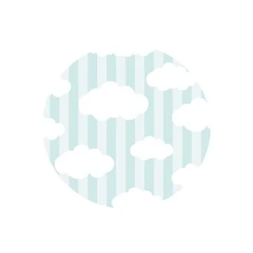 Clouds are air Stock Illustration