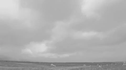 Clouds are coming in IR Stock Footage 9840839