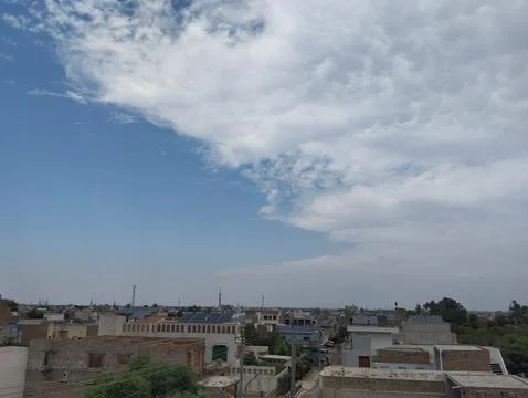 Clouds are covering the sky Stock Photos