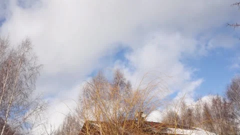 Clouds are floating Video stock 236947394