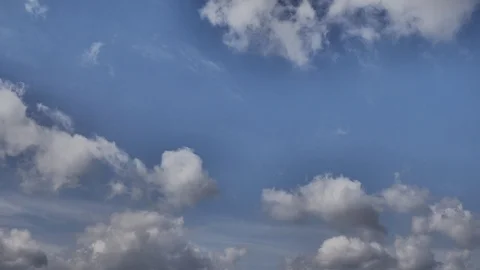 Clouds are floating in the sky. Video stock 126567013
