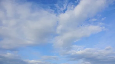 Clouds are flying across the sky. Timelapse 스톡 동영상 345678043