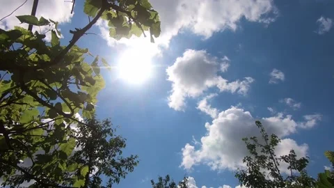 The clouds are flying 스톡 동영상 132203074