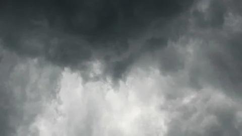 The clouds are gathering. Bad weather. Overcast. clouds storm. Thunderstorm Stock Footage 117533279