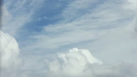 The clouds are getting thicker. Gradual deterioration of the weather. Stock Footage 164058318