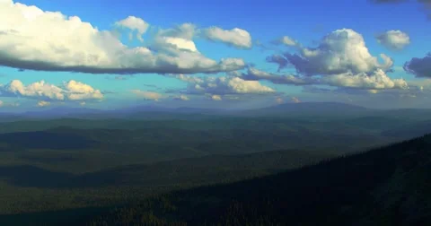 Clouds are moving against the wind / time laps Stock Footage 65807042