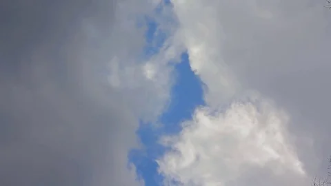 Clouds Are Moving Fast Stock Footage 73925090