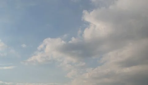 The clouds are saturated and it will rain soon. Stock Photos