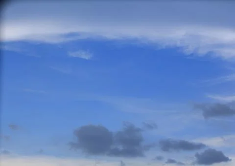 The clouds are in the sky. Stock Photos