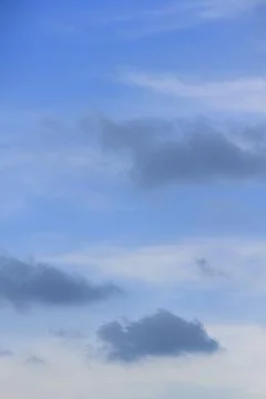 The clouds are in the sky. Stock Photos