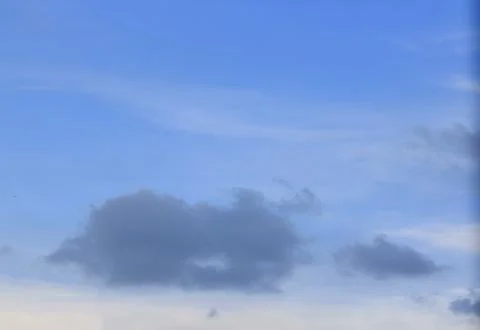 The clouds are in the sky. Foto stock